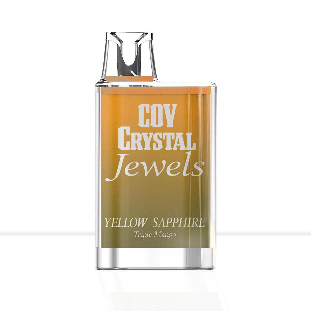 COV Crystal Jewels Triple Mango Yellow Sapphire Disposable - COV Crystal Jewels Triple Mango Yellow Sapphire Disposable - Vape Kits