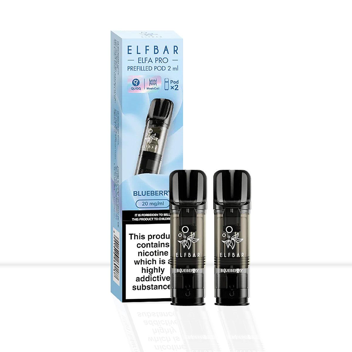 Elf Bar Elfa PRO Blueberry Vape Pods - Elf Bar Elfa PRO Blueberry Vape Pods - Pod & Refills