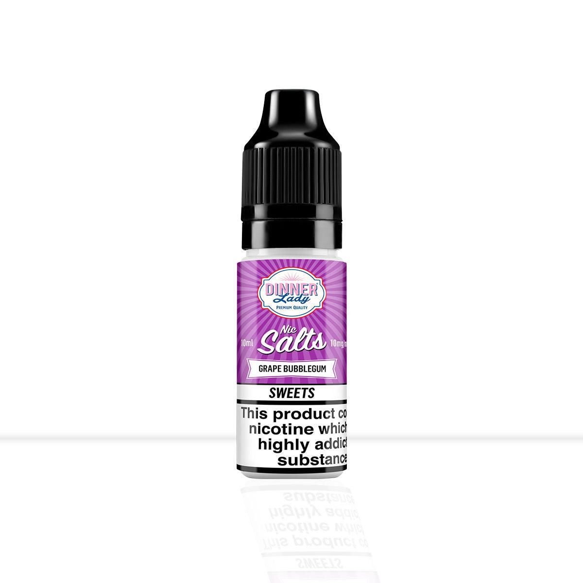 Grape Bubblegum Nic Salt E-Liquid Dinner Lady - Grape Bubblegum Nic Salt E-Liquid Dinner Lady - E Liquid