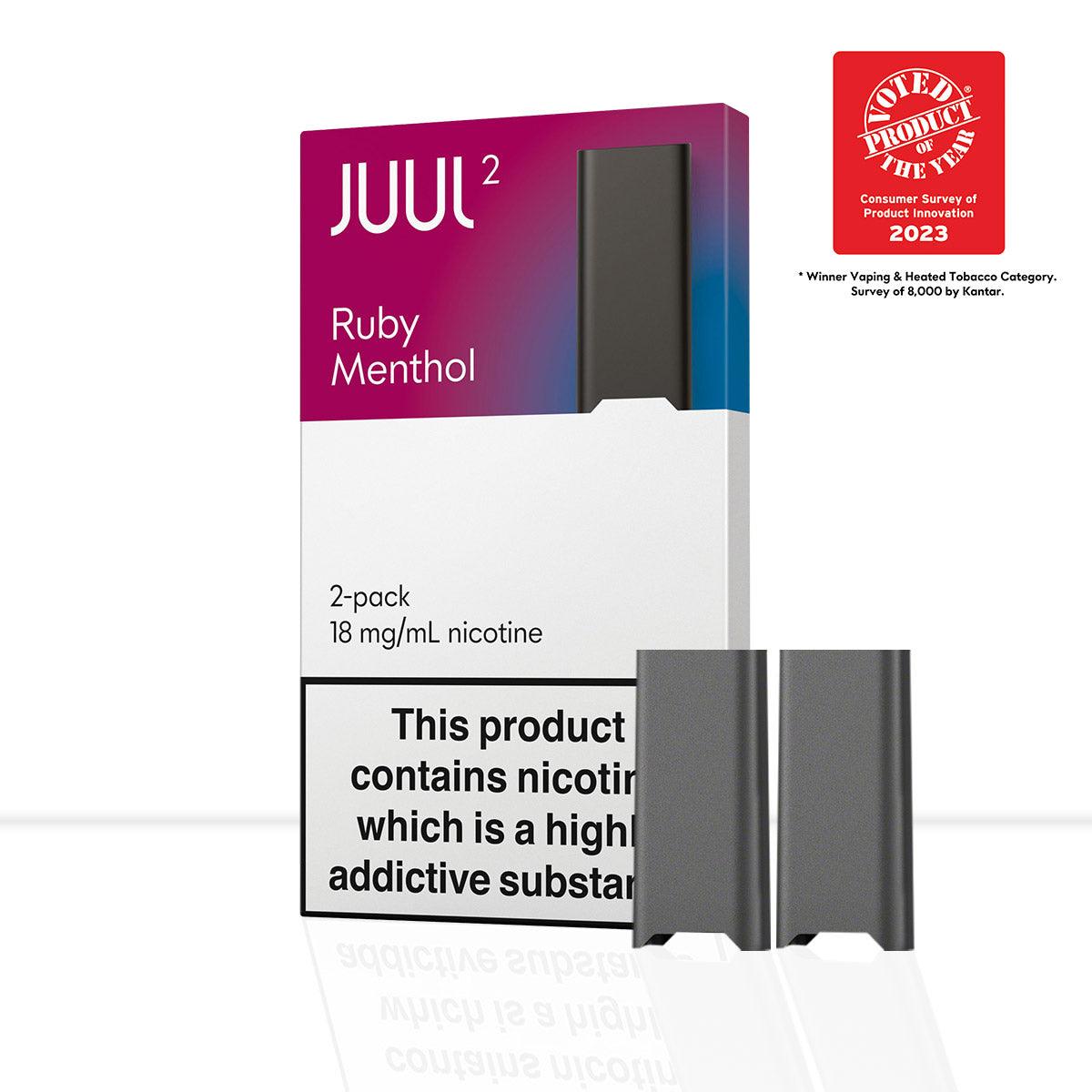 Juul2 Ruby Menthol Vape Pods - Juul2 Ruby Menthol Vape Pods - Pod & Refills