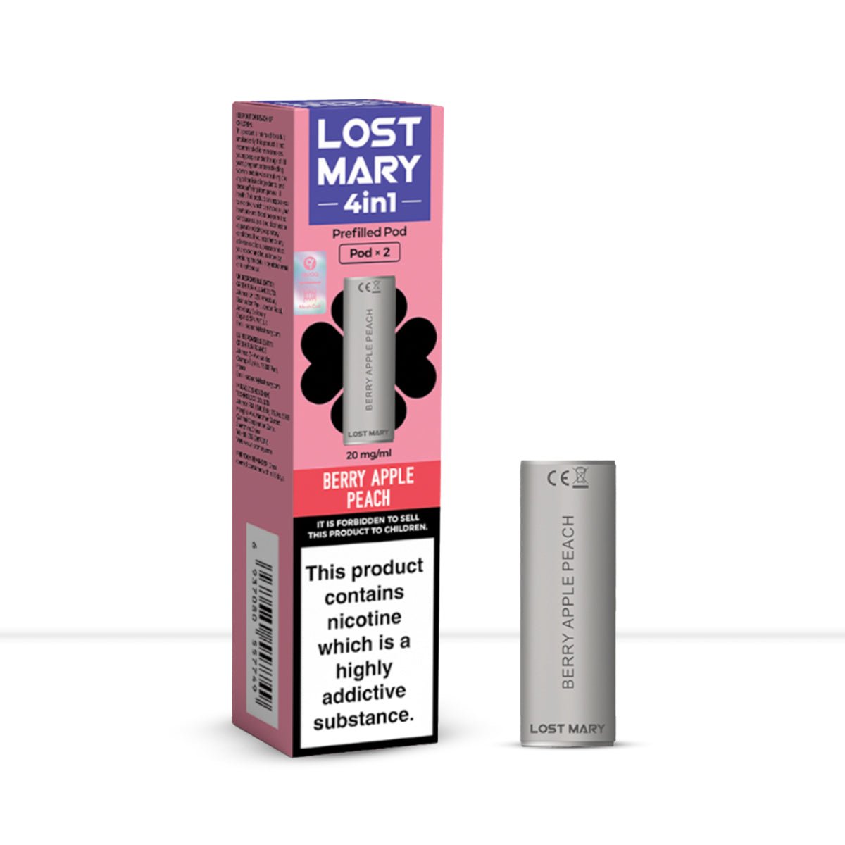 Lost Mary 4in1 Berry Apple Peach Pods - Lost Mary 4in1 Berry Apple Peach Pods