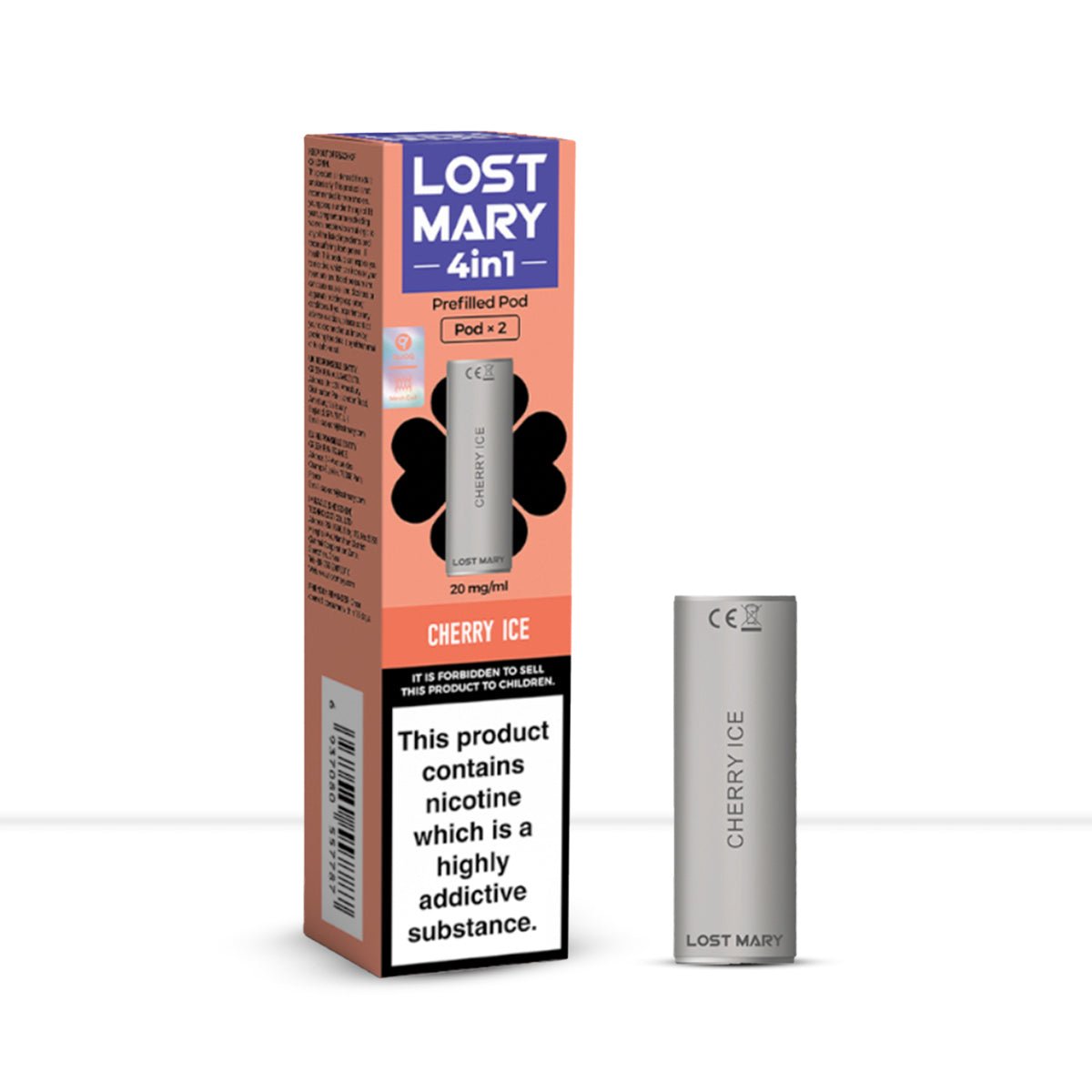 Lost Mary 4in1 Cherry Ice Pods - Lost Mary 4in1 Cherry Ice Pods