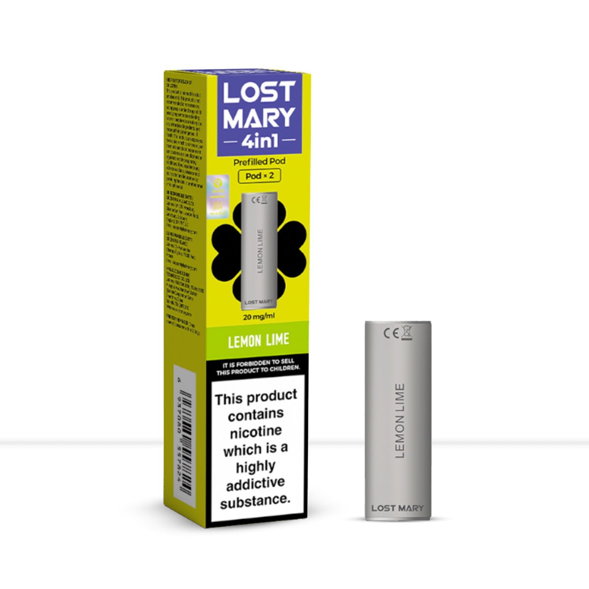 Lost Mary 4in1 Lemon Lime Pods - Lost Mary 4in1 Lemon Lime Pods