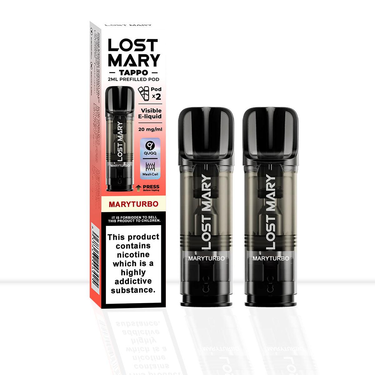 Lost Mary Tappo Maryturbo Vape Pods - Lost Mary Tappo Maryturbo Vape Pods - Pod & Refills