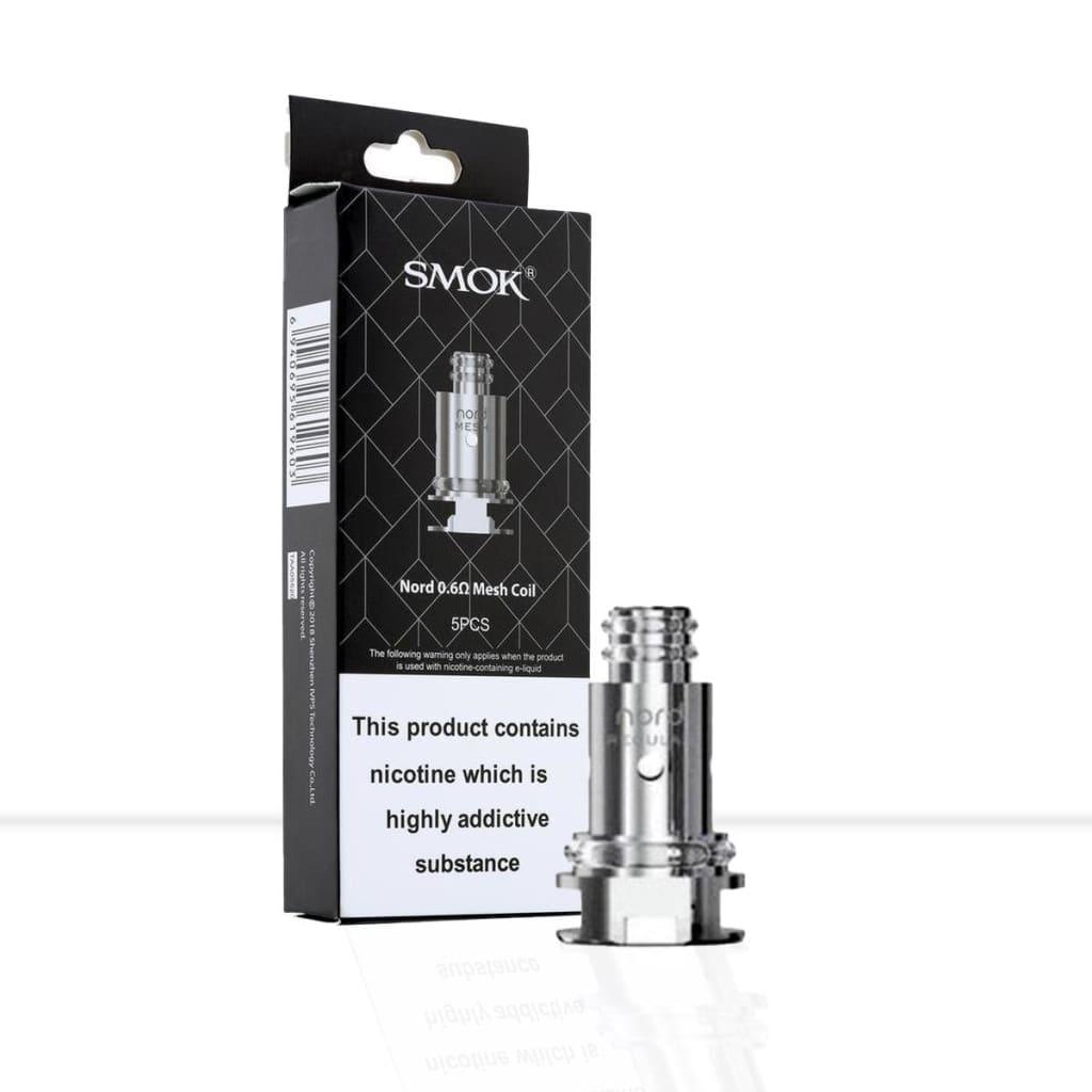 Smok Nord Coils 0.6 Ohm Mesh 5 Pack - Smok Nord Coils 0.6 Ohm Mesh 5 Pack - Coils