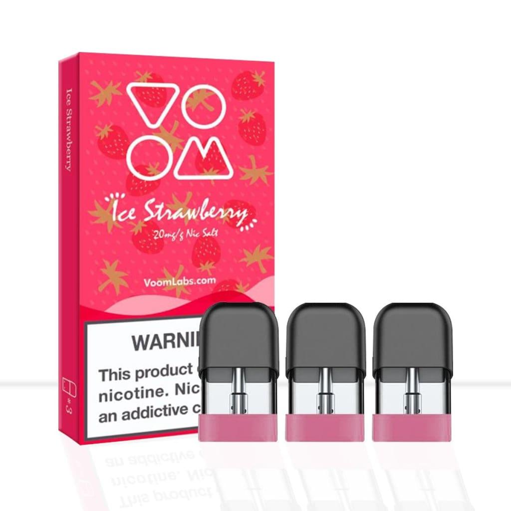 Voom Ice Strawberry Pods 3 Pack - Voom Ice Strawberry Pods 3 Pack - Pod & Refills