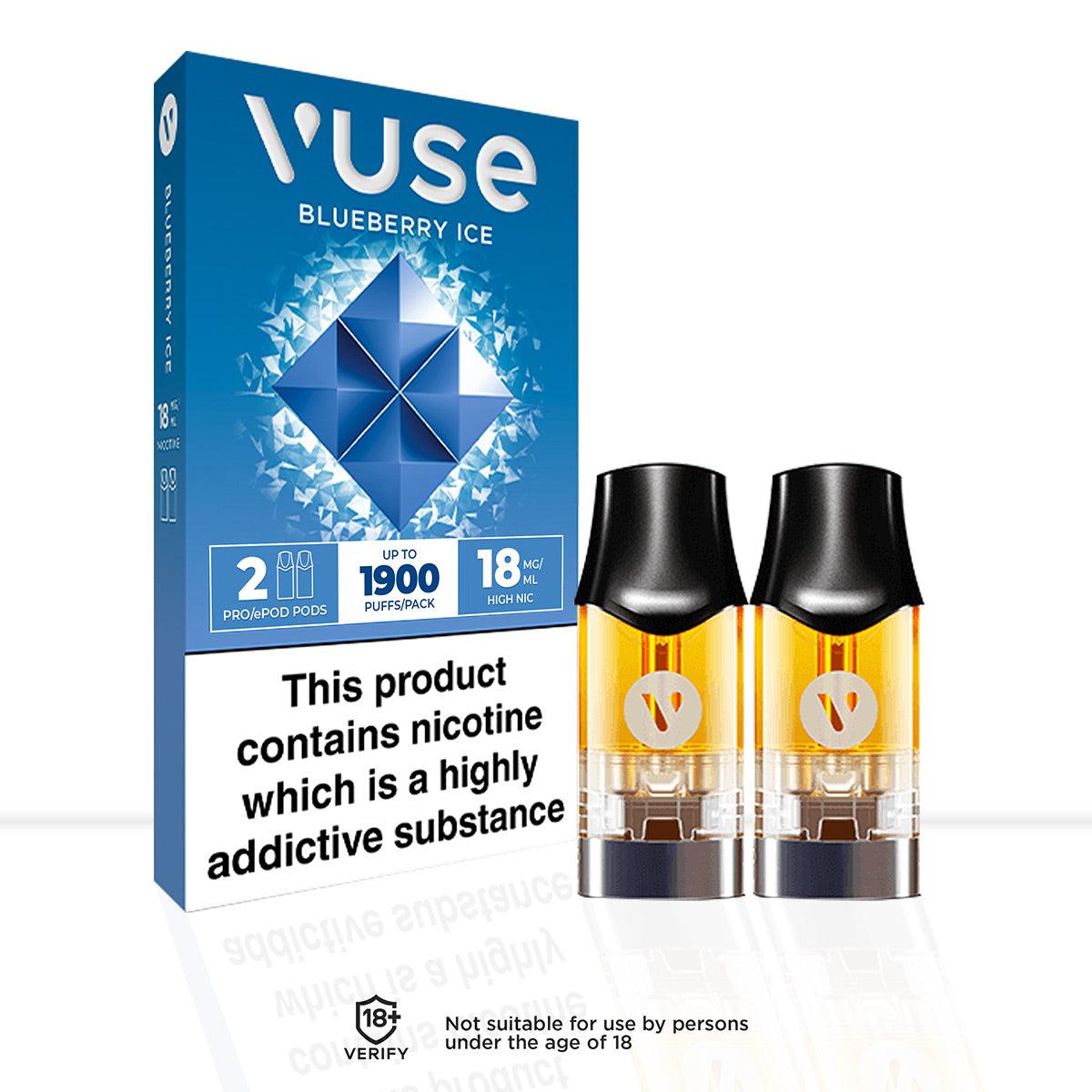 Vuse Epod Pro Blueberry Ice Vape Pods - Vuse Epod Pro Blueberry Ice Vape Pods - Pod & Refills