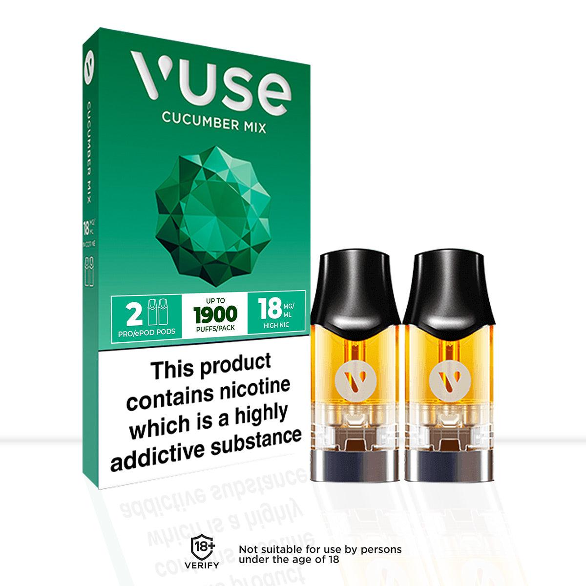 Vuse Epod Pro Cucumber Mix Vape Pods - Vuse Epod Pro Cucumber Mix Vape Pods - Pod & Refills