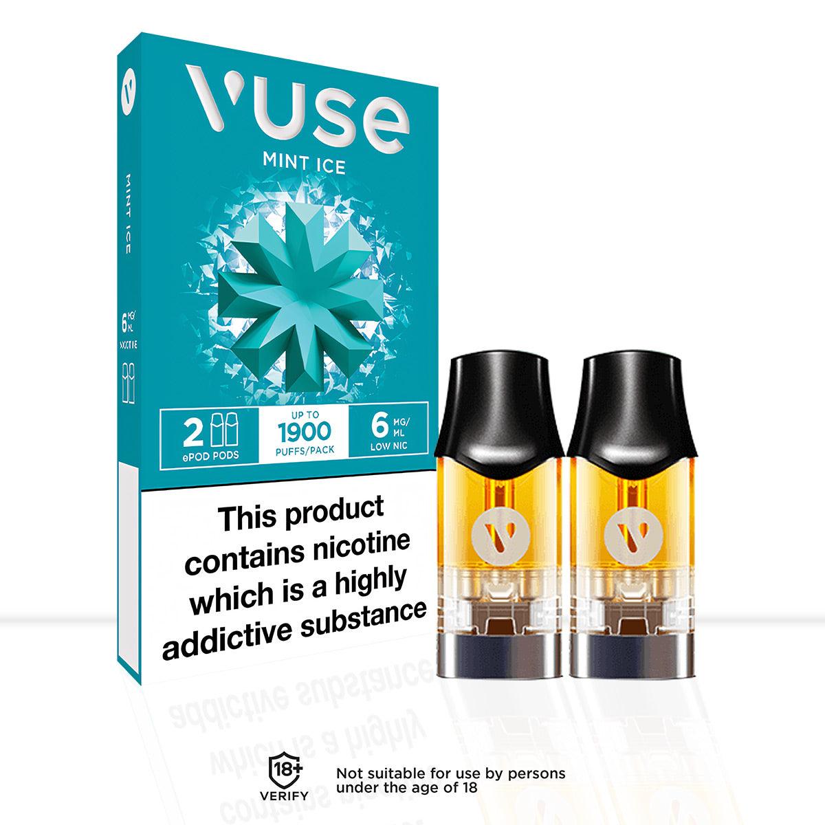 Vuse Epod Pro Mint Ice Vape Pods - Vuse Epod Pro Mint Ice Vape Pods - Pod & Refills