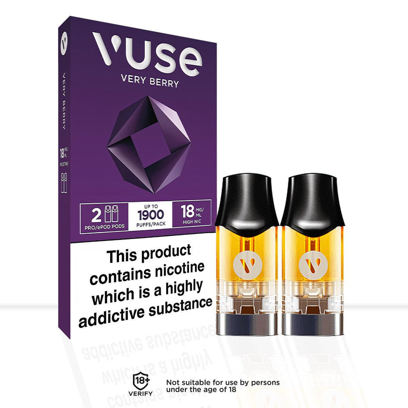 Buy Vuse Epod Pro Very Berry Vape Pods | Free Shipping